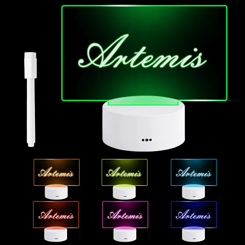 Illuminated Acrylic Writing Board with USB Power - Image 8