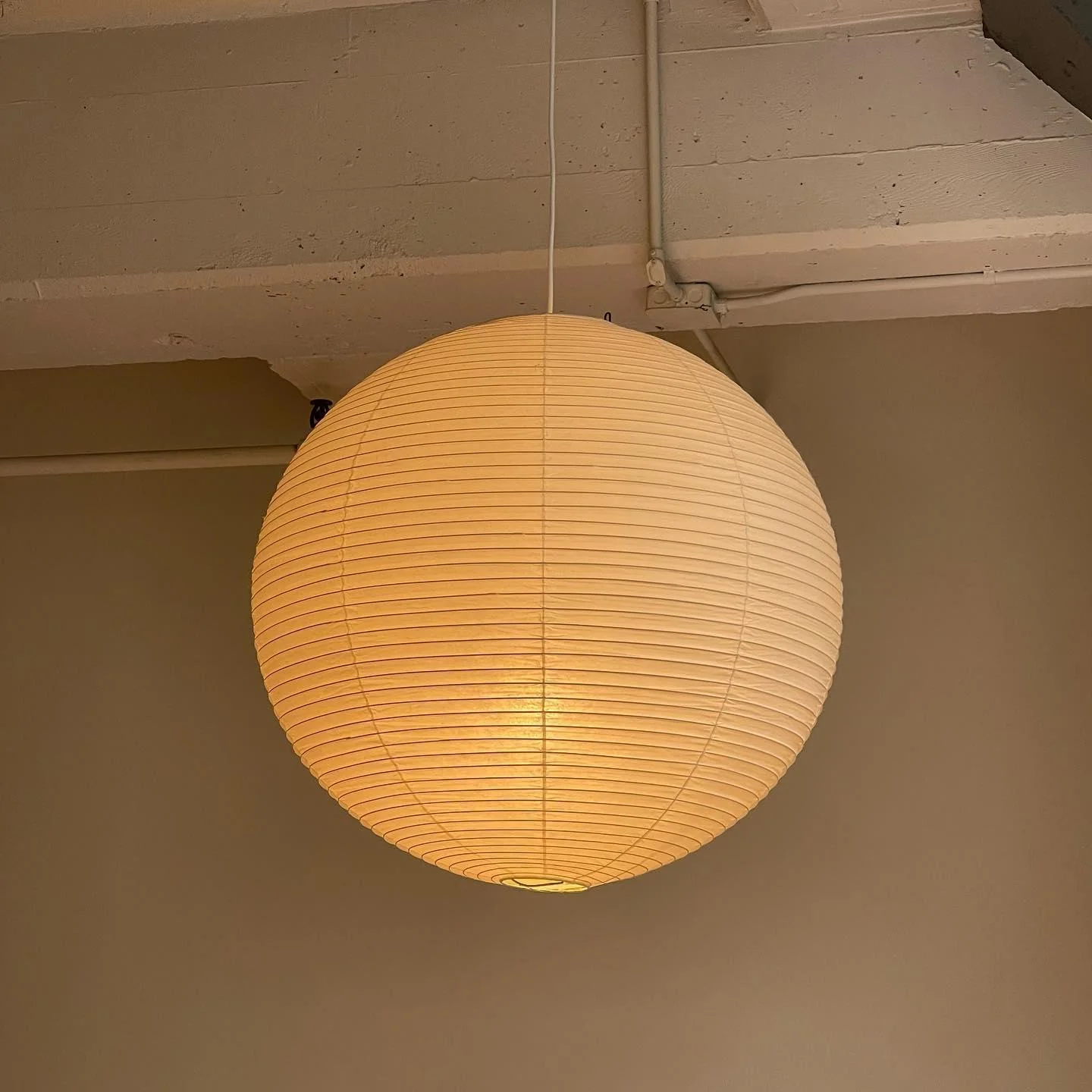 Japanese Inspired Paper Pendant Lamp Soft Ambient Light - Image 2
