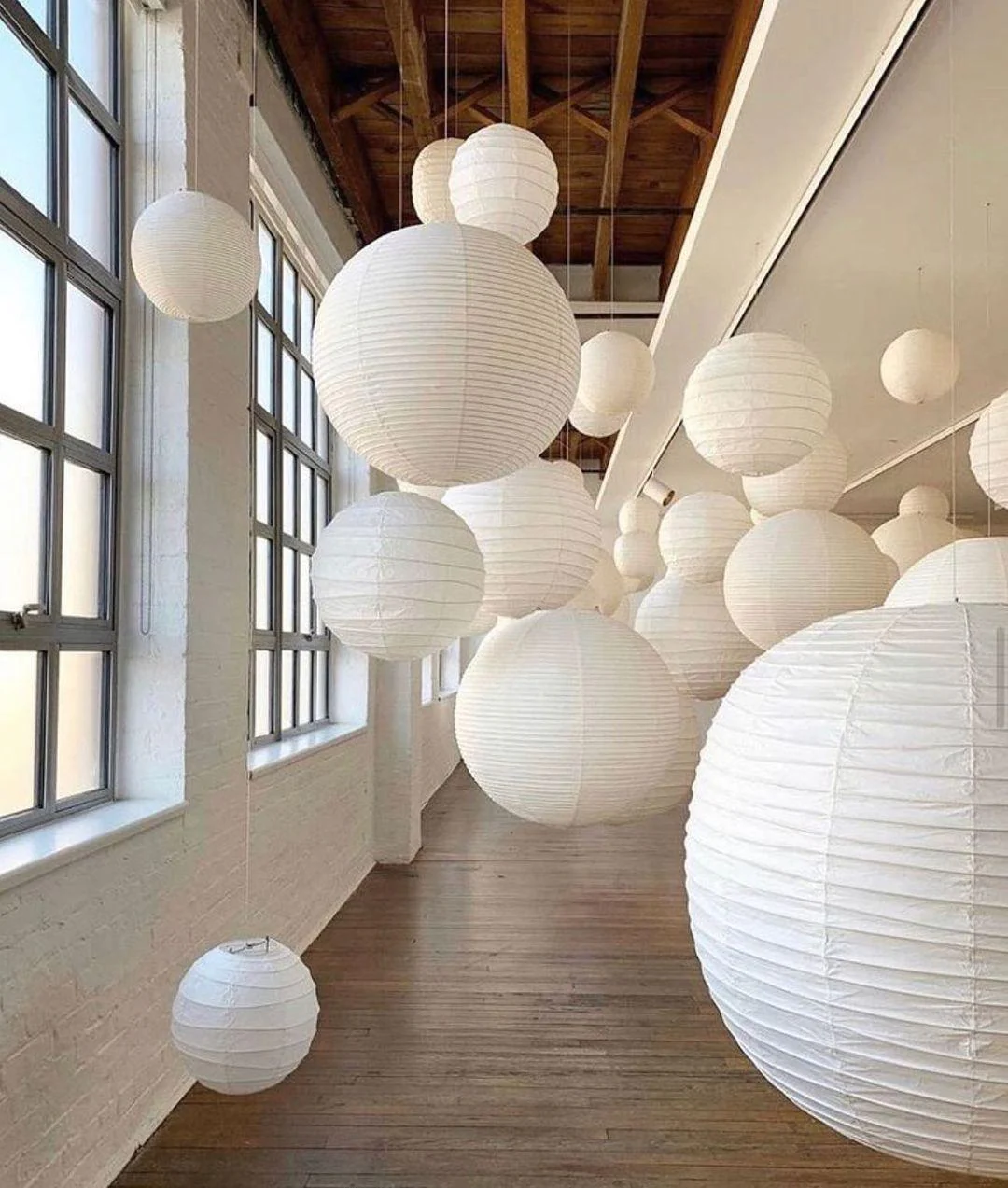 Japanese Inspired Paper Pendant Lamp Soft Ambient Light - Image 30