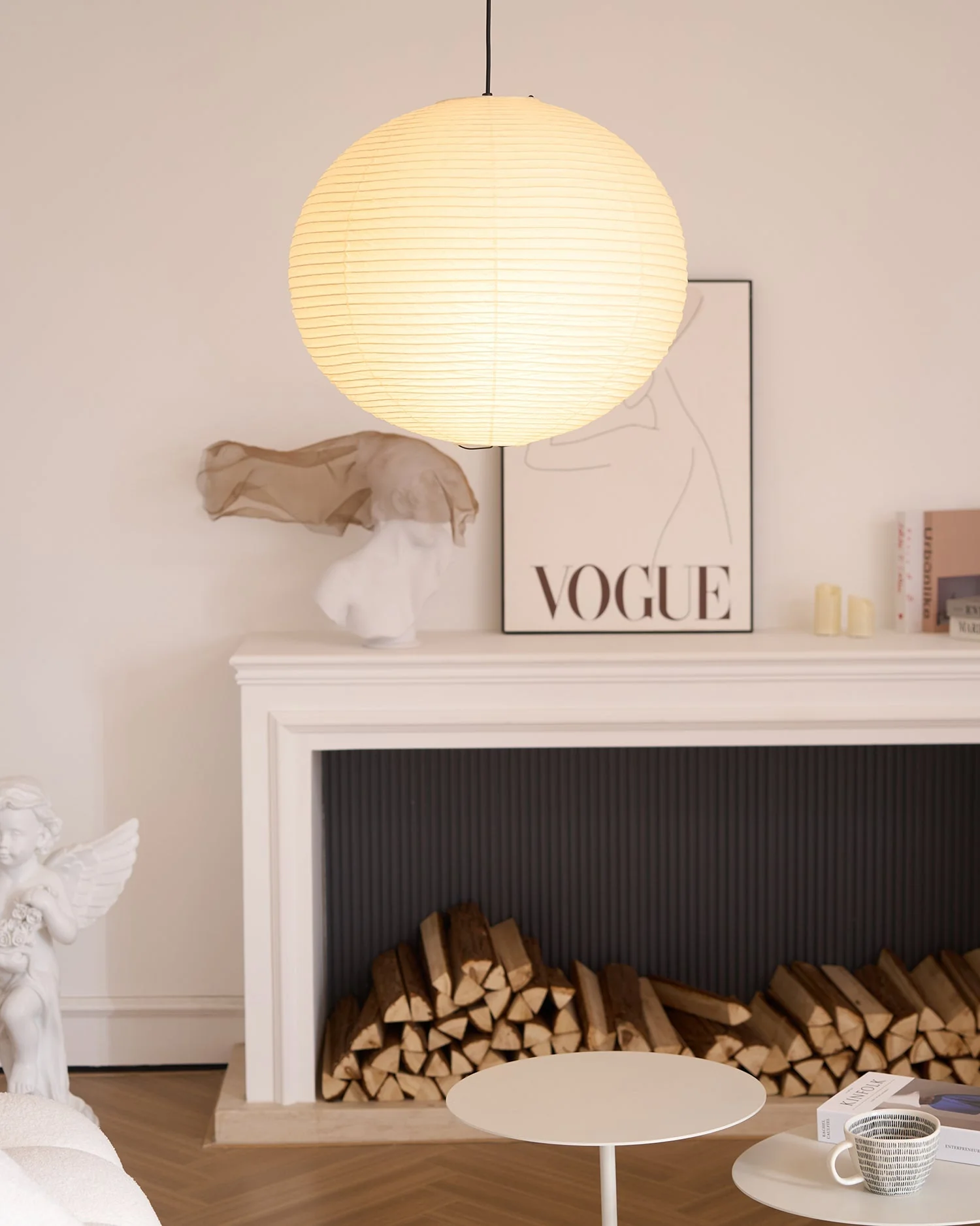 Japanese Inspired Paper Pendant Lamp Soft Ambient Light - Image 38