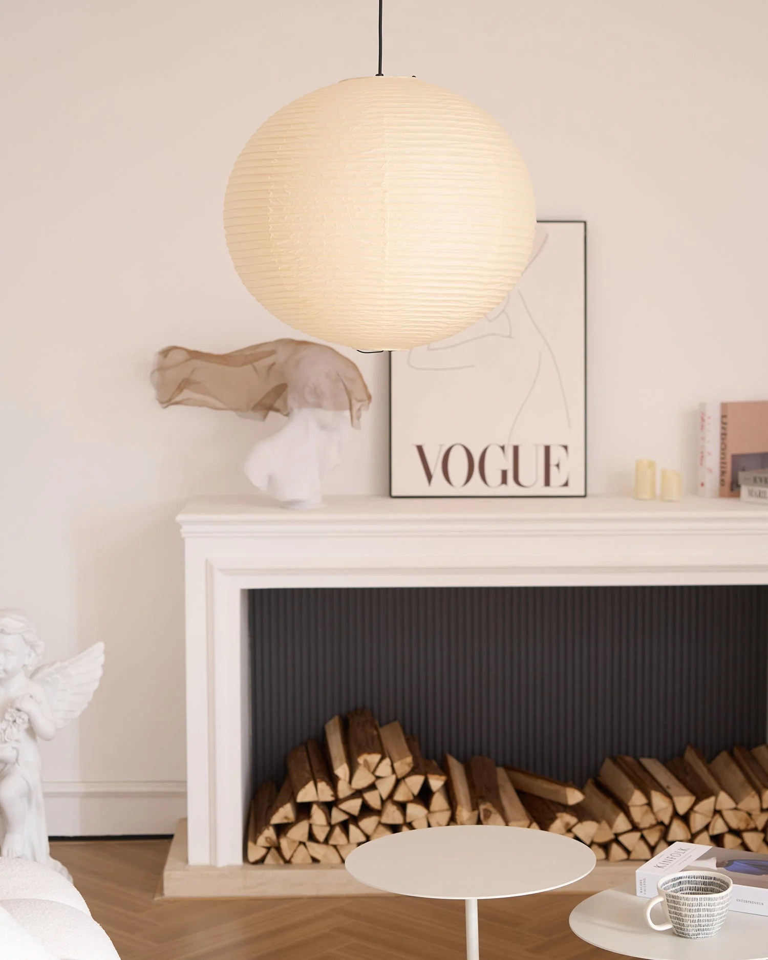 Japanese Inspired Paper Pendant Lamp Soft Ambient Light - Image 39