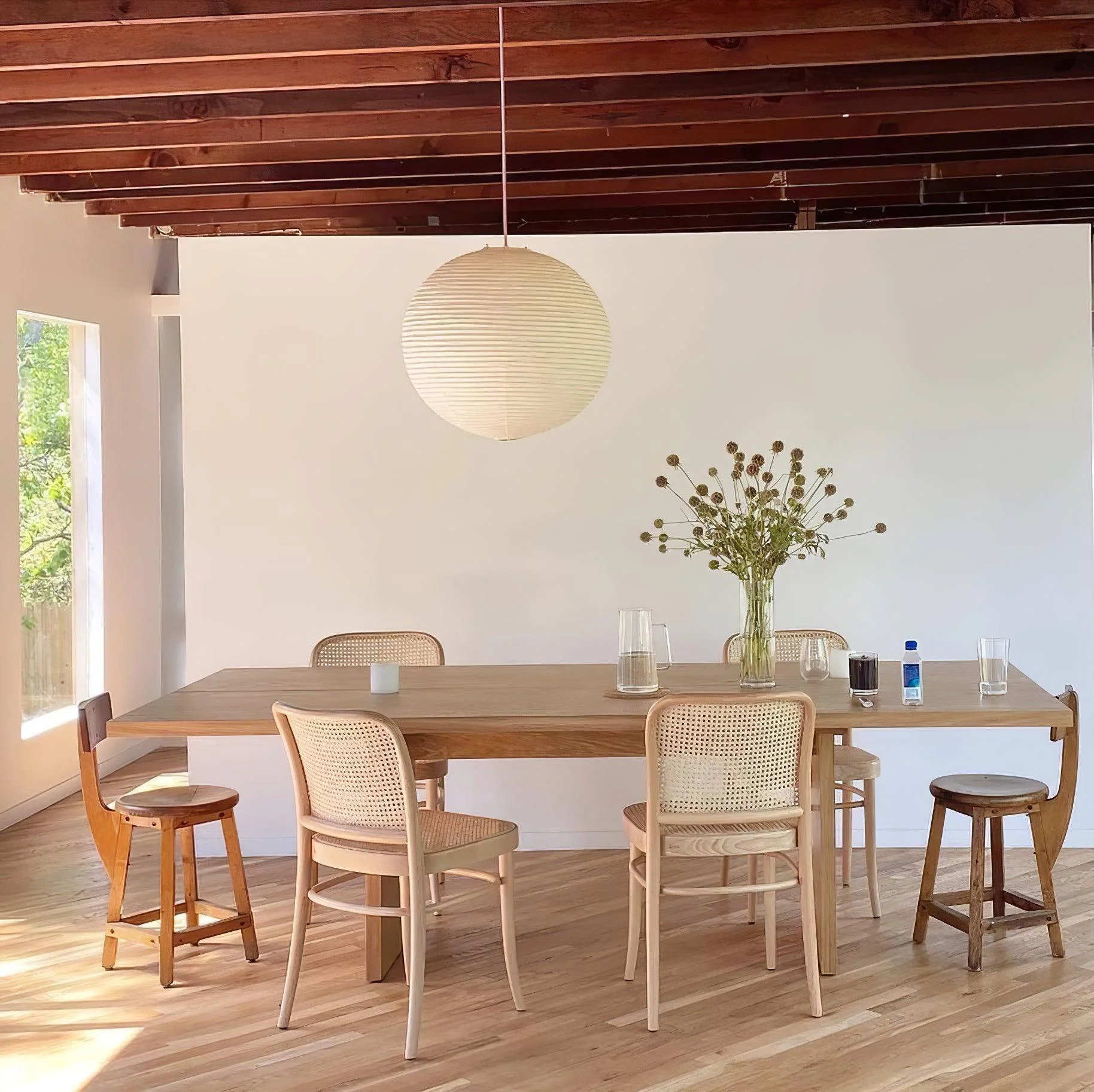 Japanese Inspired Paper Pendant Lamp Soft Ambient Light - Image 5