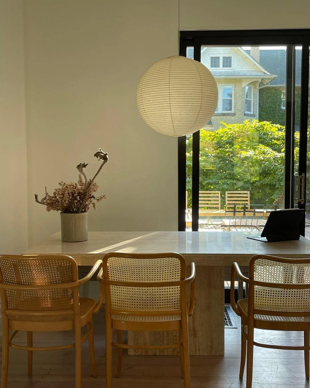 Japanese Inspired Paper Pendant Lamp Soft Ambient Light - Image 7