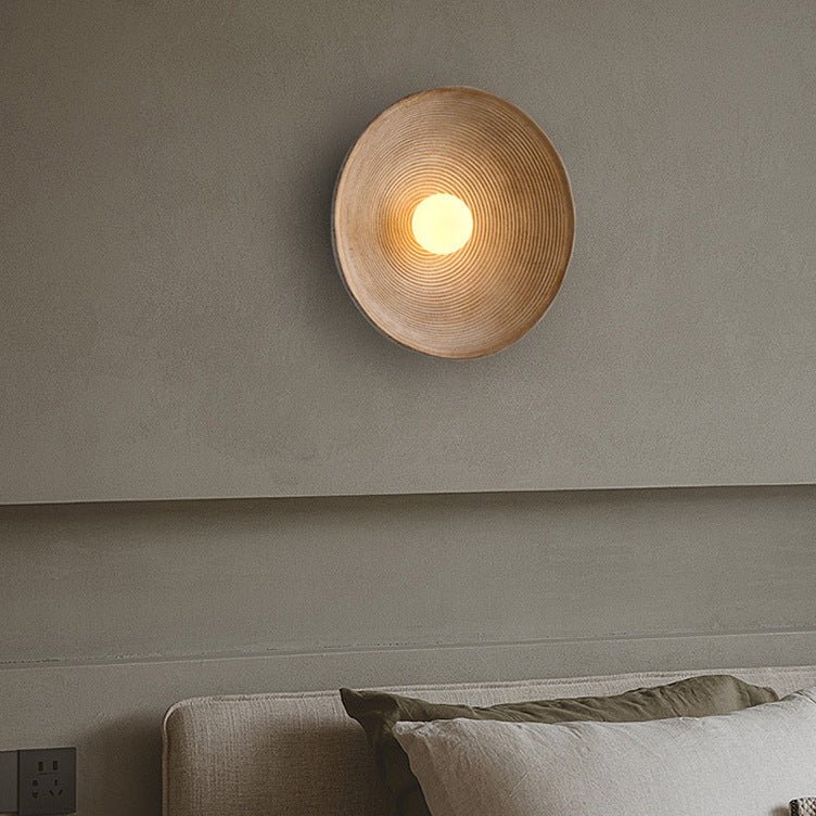 Japanese Wooden Wall Light - Image 3