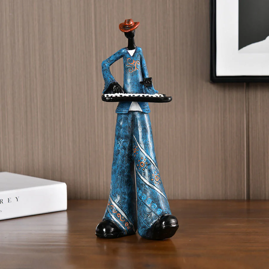 Jazz Musician Resin Statue Music Decor - Image 8