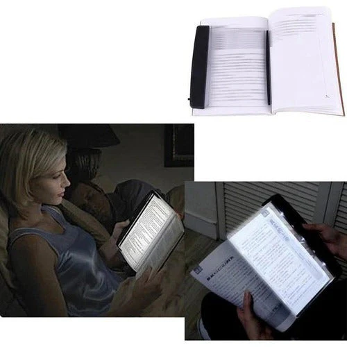 LED Book Reading Light With Flat Panel Clip Design - Image 3