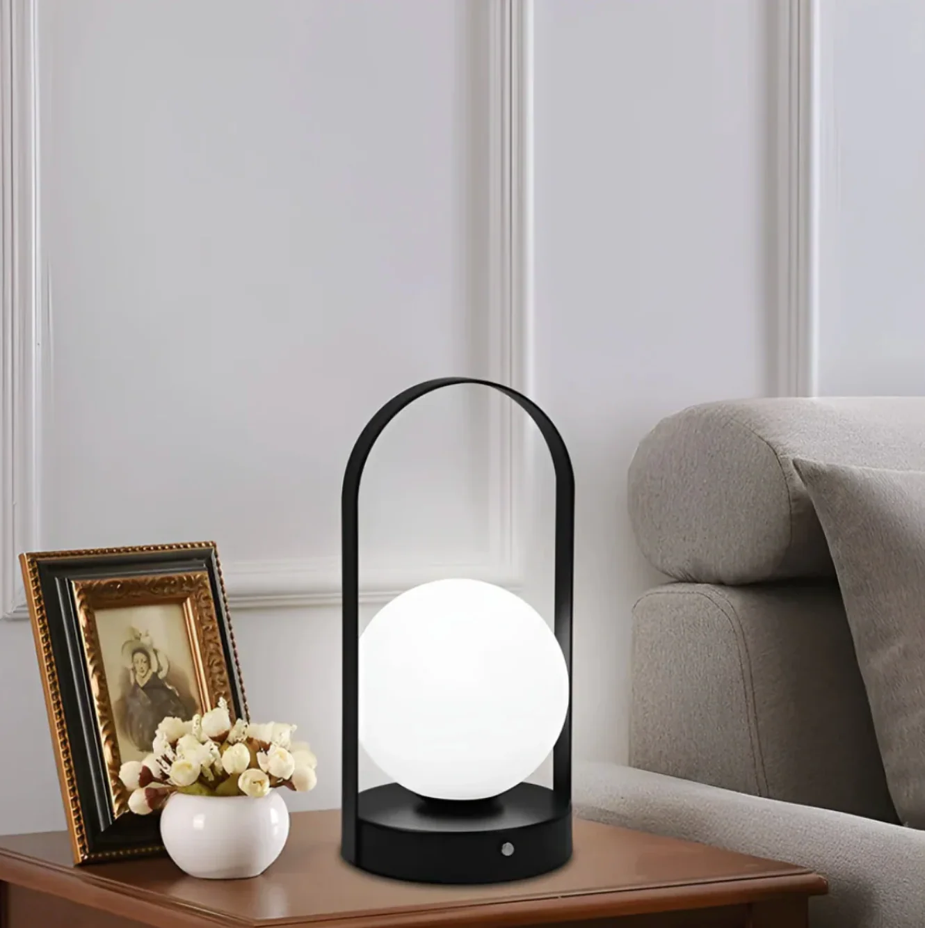 LED Globe Table Lamp Modern Minimalist Night Light - Image 2