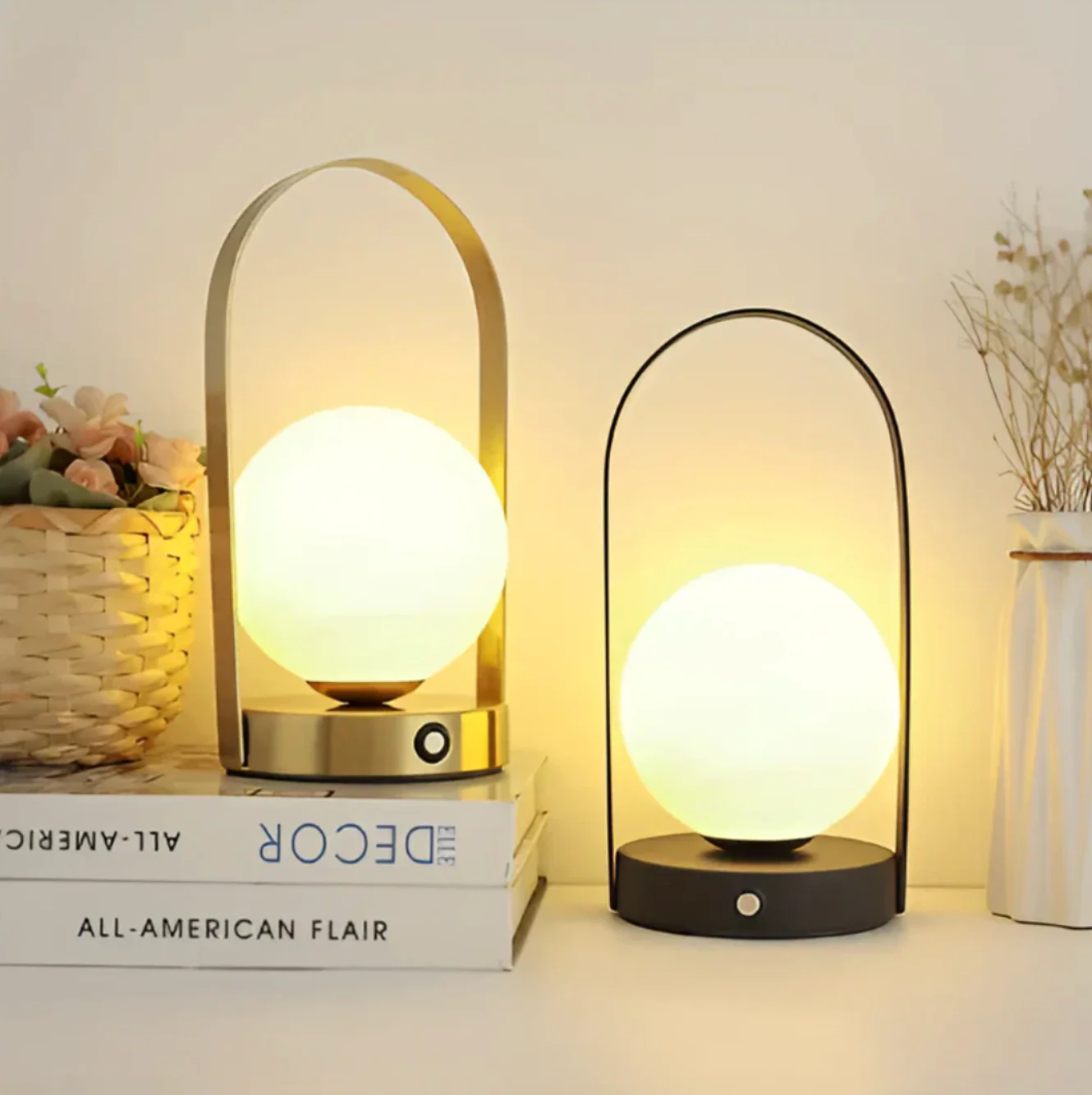 LED Globe Table Lamp Modern Minimalist Night Light - Image 4