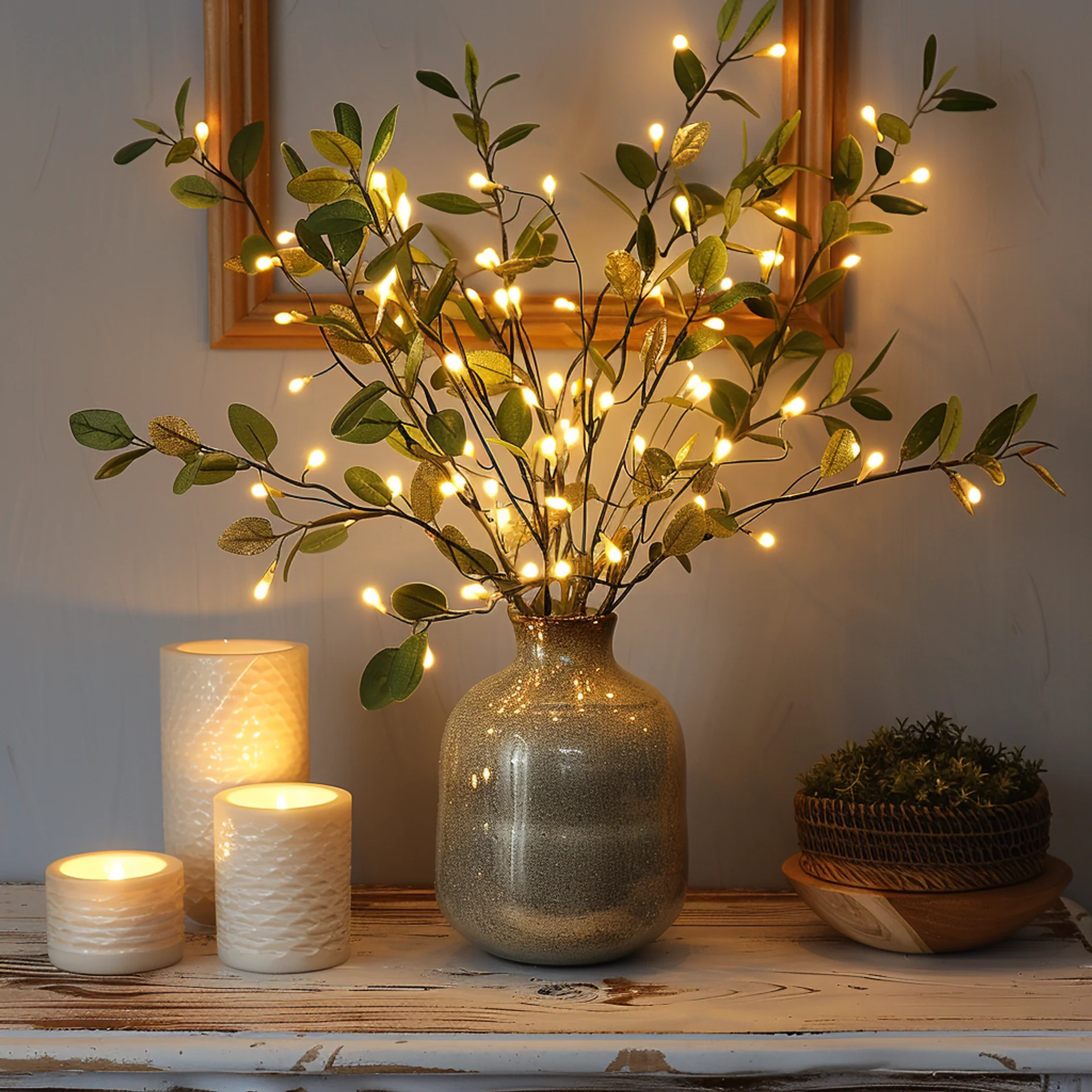 LED Olive Branch Decorative Light - Image 6