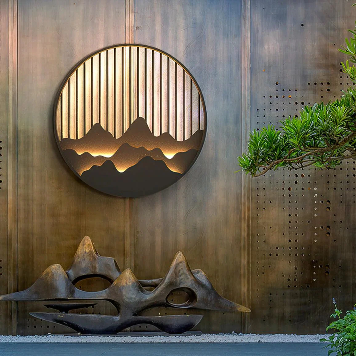 LED Outdoor Mountain Wall Lamp - Image 7