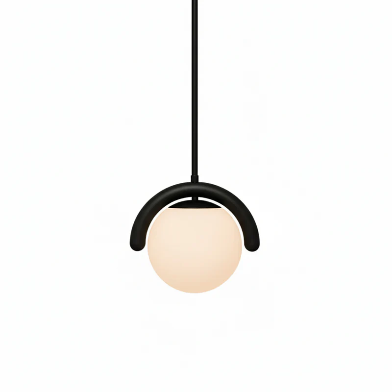 Linear Chandelier with Glass Globe Lights - Image 46