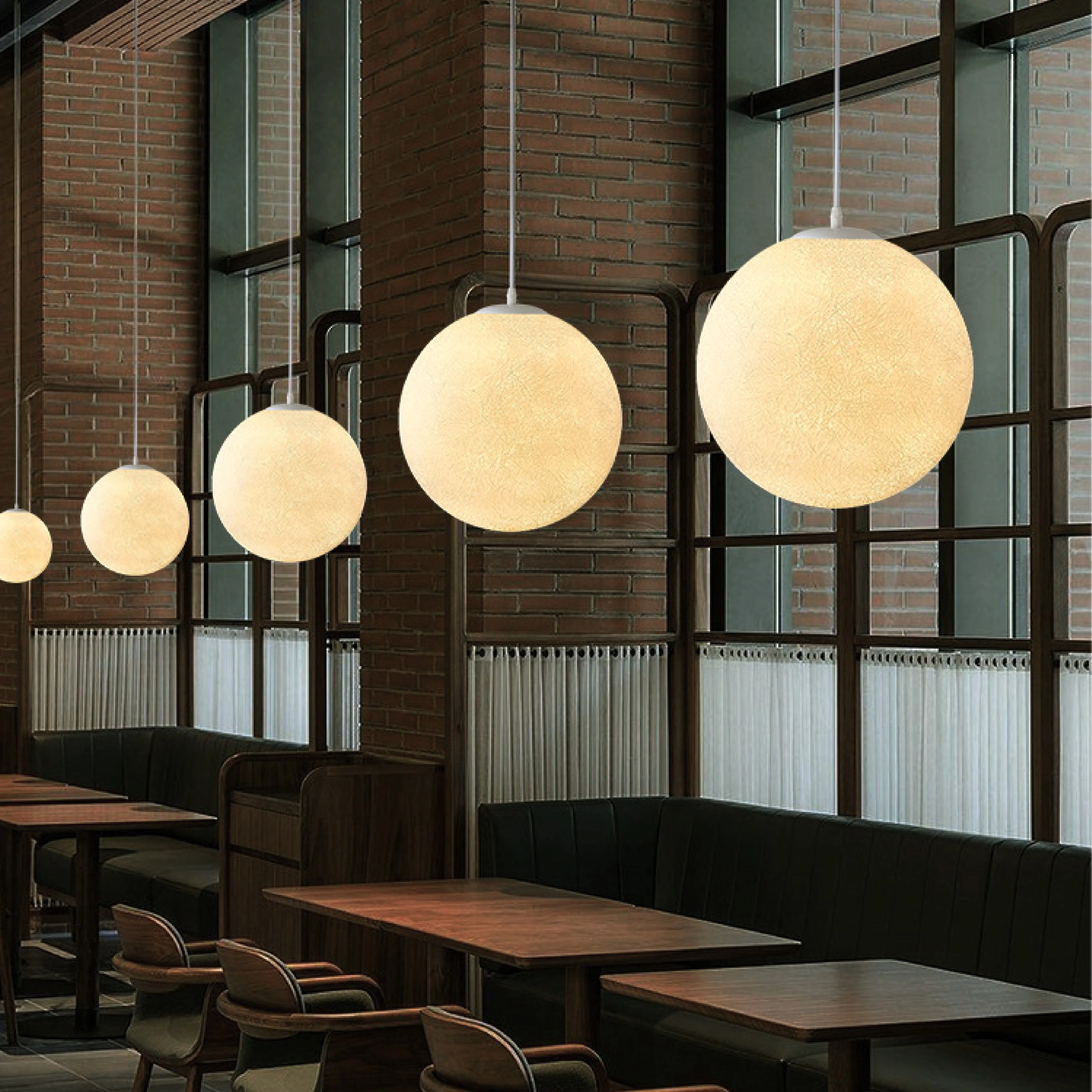 Lunar Glow Moon Pendant Light - Image 6