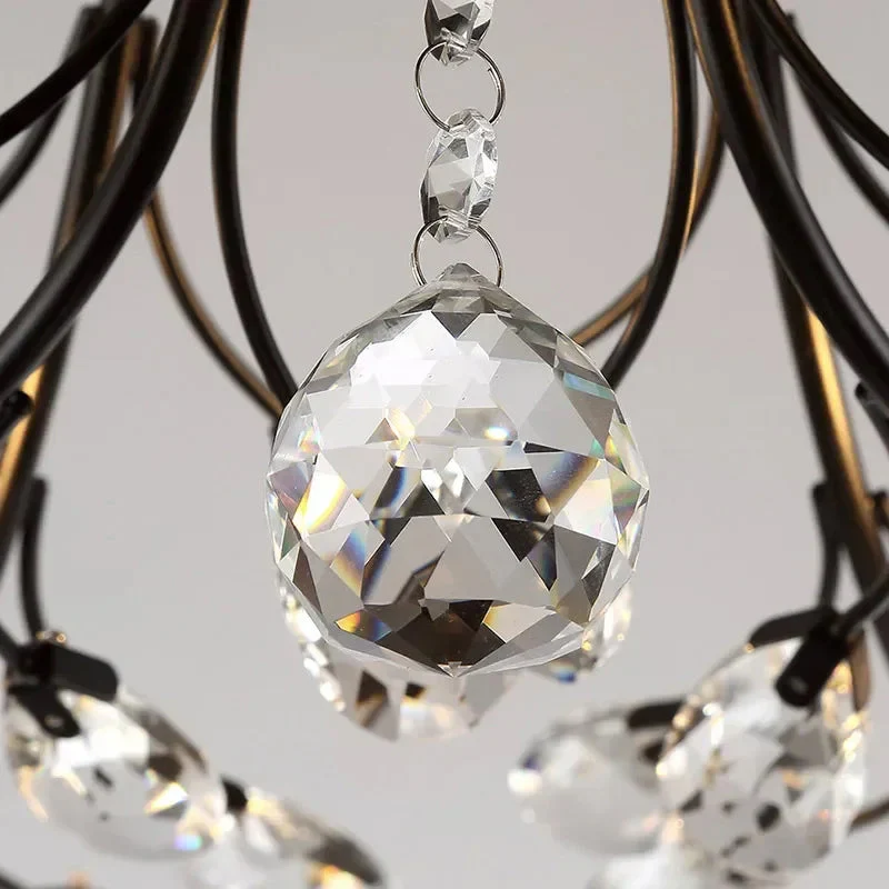 Luxury Crystal Floral Ceiling Light - Image 6