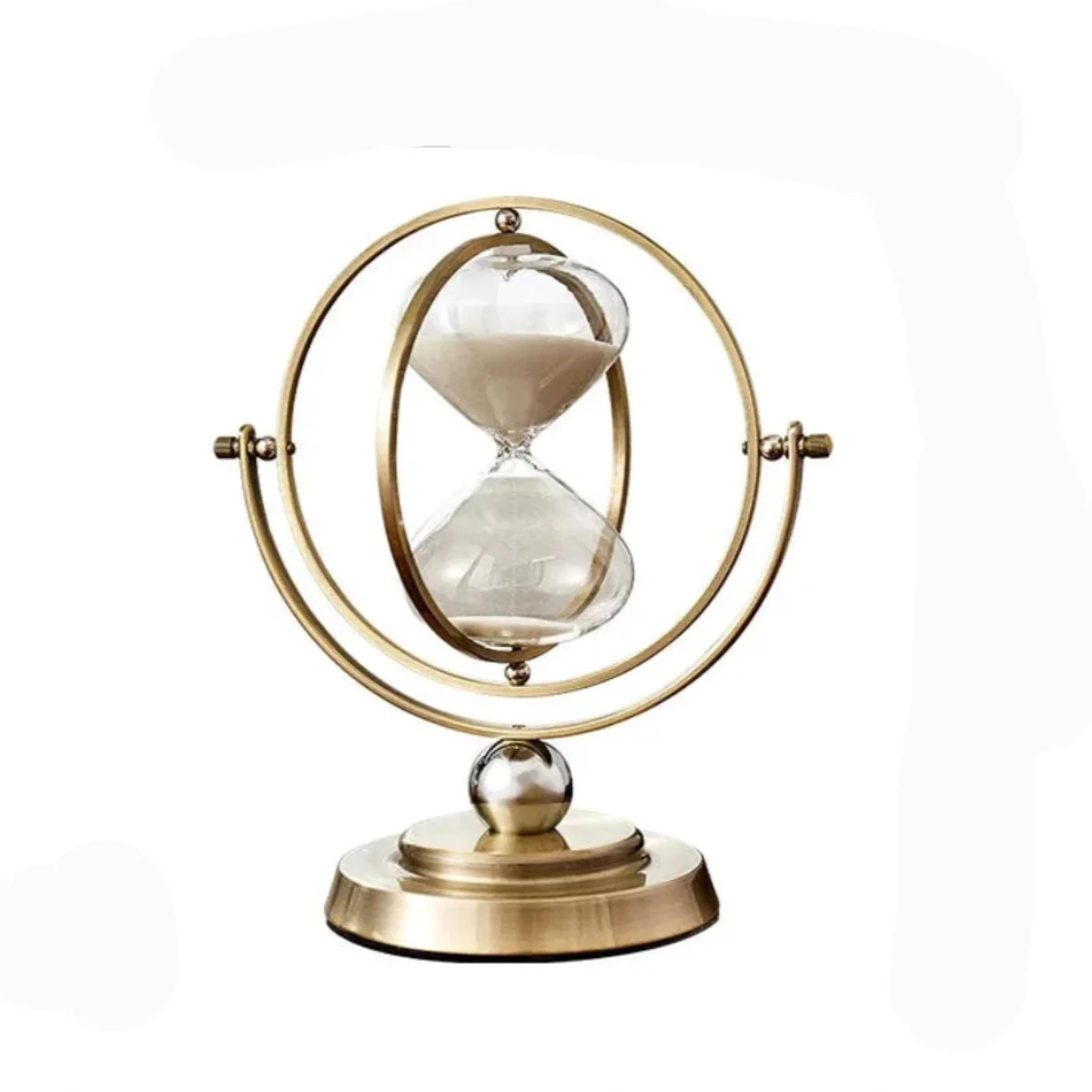 Luxury Hourglass Sand Timer Elegant Metal Frame - Image 10