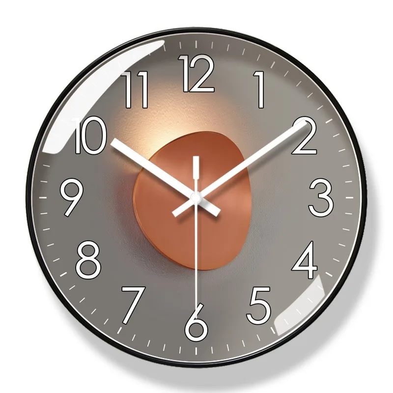Luxury Modern Wall Clock Round Decorative Home Clock - Image 3