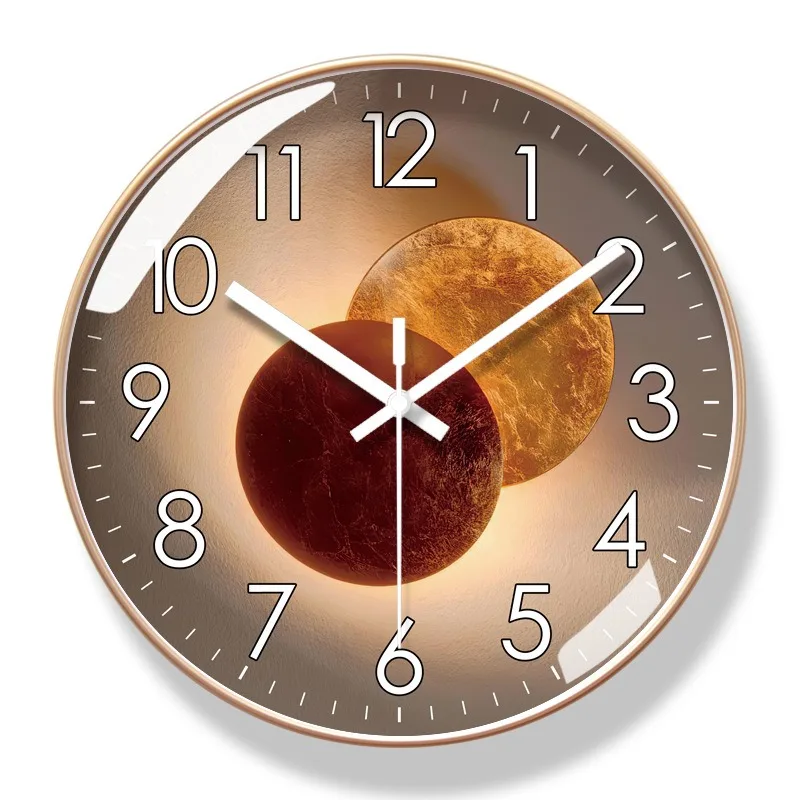 Luxury Modern Wall Clock Round Decorative Home Clock - Image 4