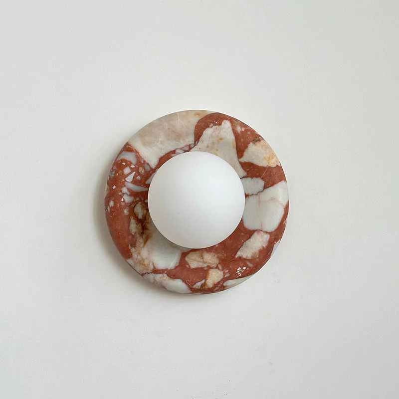 Marble Wall Sconce Modern Indoor LED Wall Light Elegant Fixture - Image 16