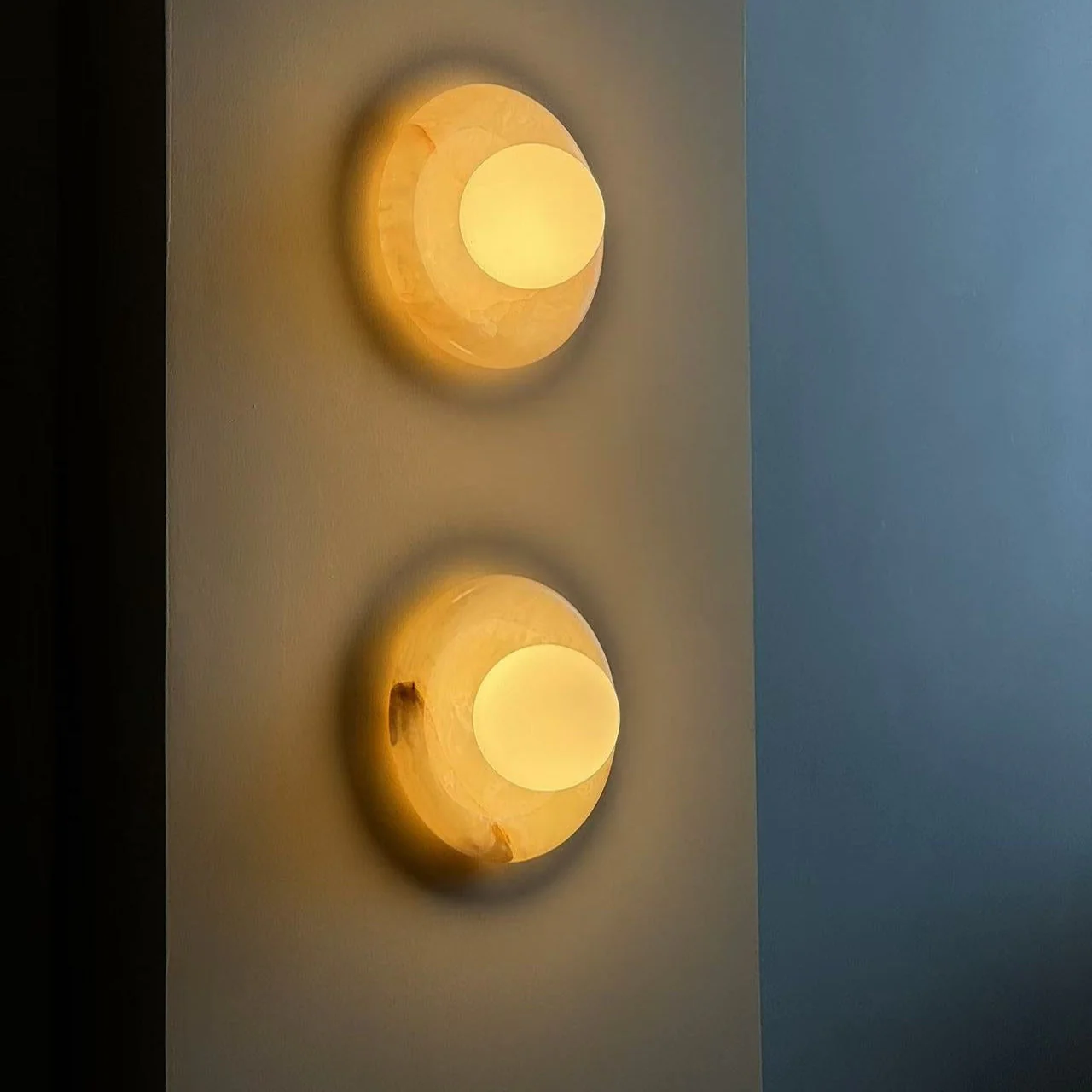 Marble Wall Sconce Modern Indoor LED Wall Light Elegant Fixture - Image 4