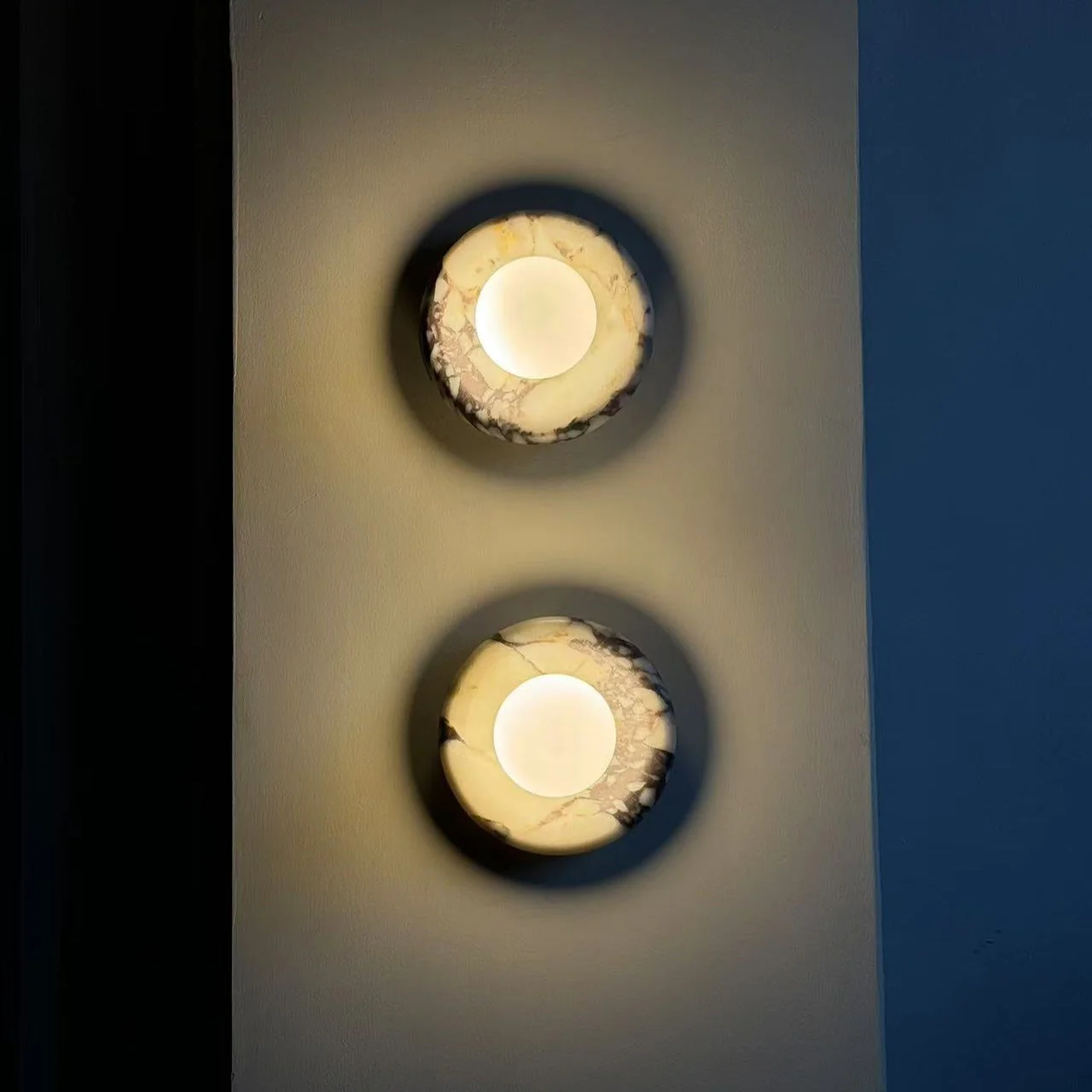 Marble Wall Sconce Modern Indoor LED Wall Light Elegant Fixture - Image 6
