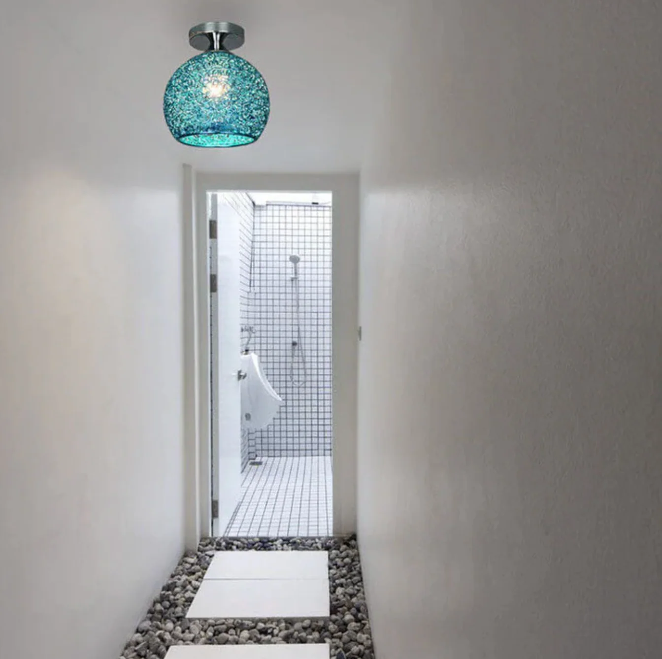 Metal Globe Ceiling Light Modern Flush Mount Lamp - Image 14