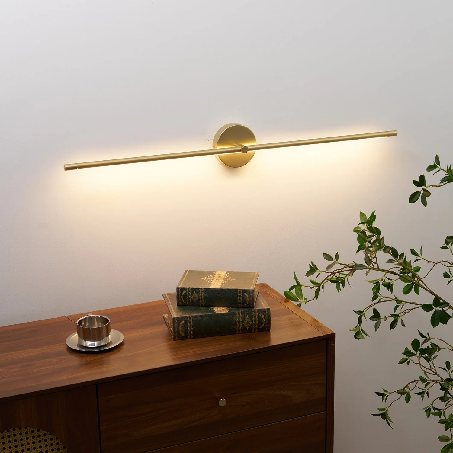 Minimalist Double-Rod LED Wall Sconce Light - Image 15