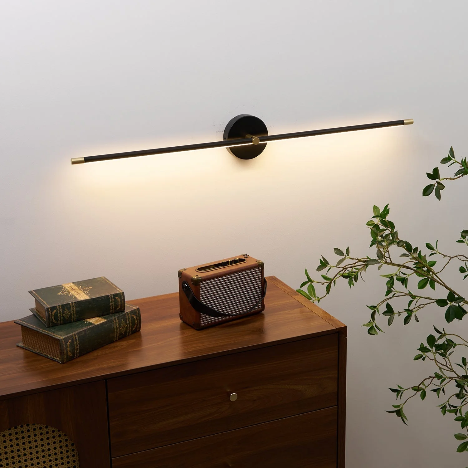 Minimalist Double-Rod LED Wall Sconce Light - Image 3