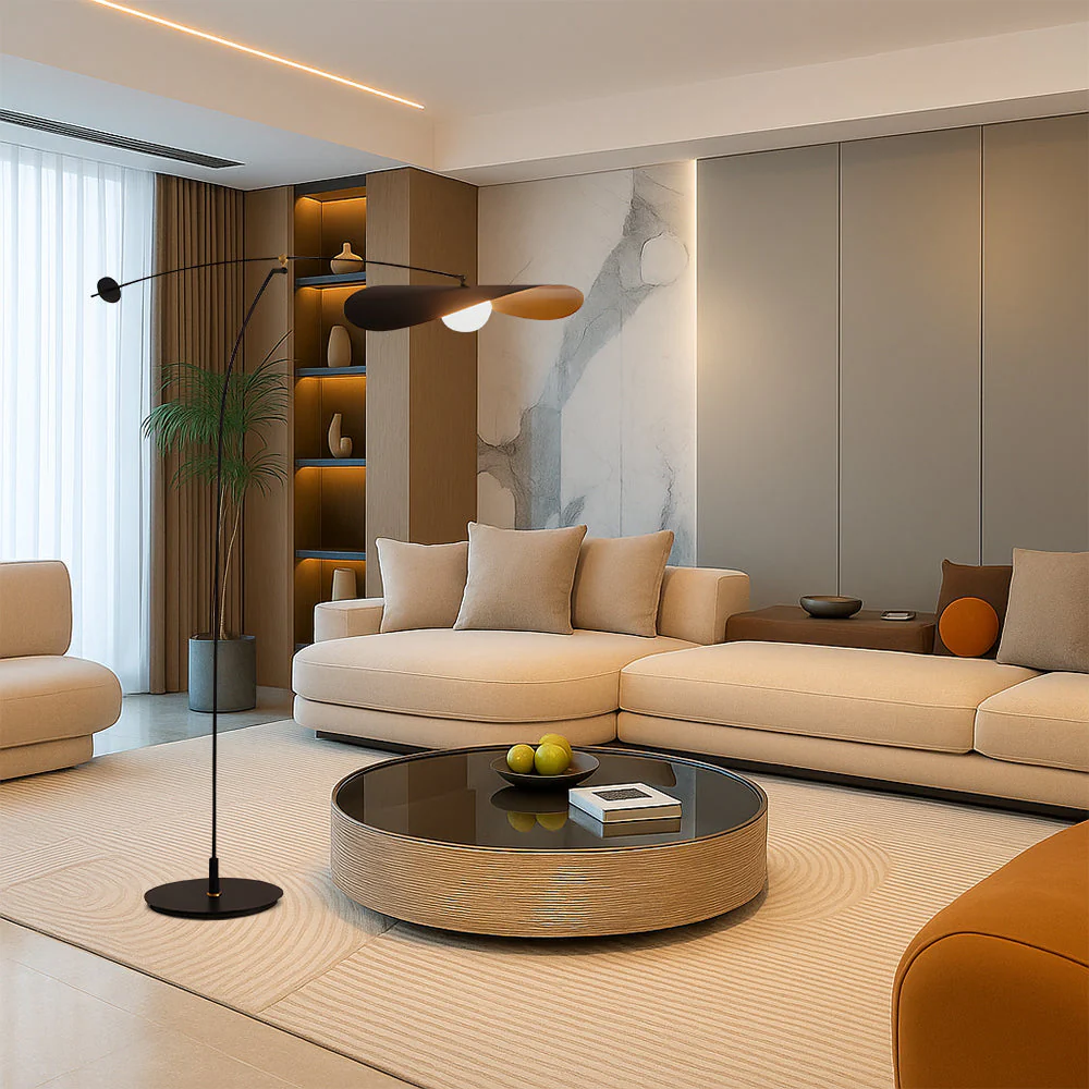 Minimalist Japandi Floor Lamp - Image 3