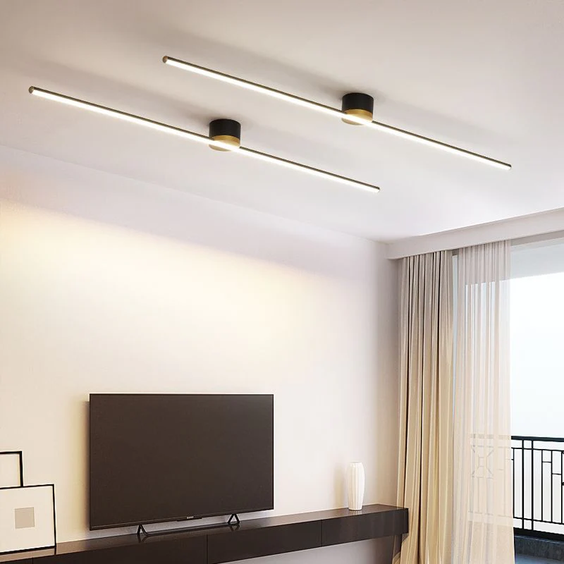 Minimalist Linear LED Ceiling Light - Image 2