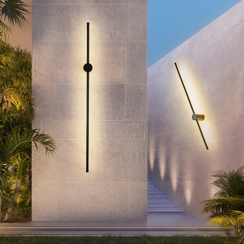 Minimalist Linear Outdoor Wall Light - Image 4