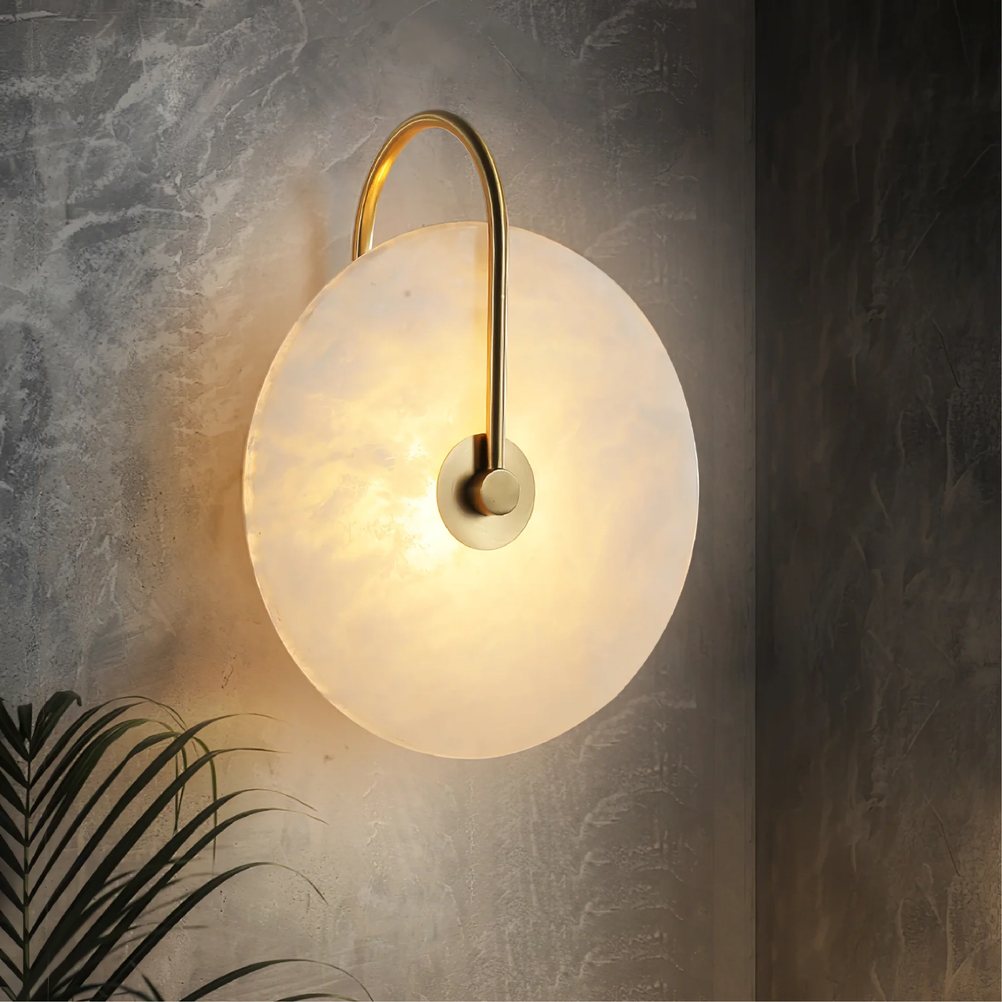 Minimalist Marble LED Wall Lamp