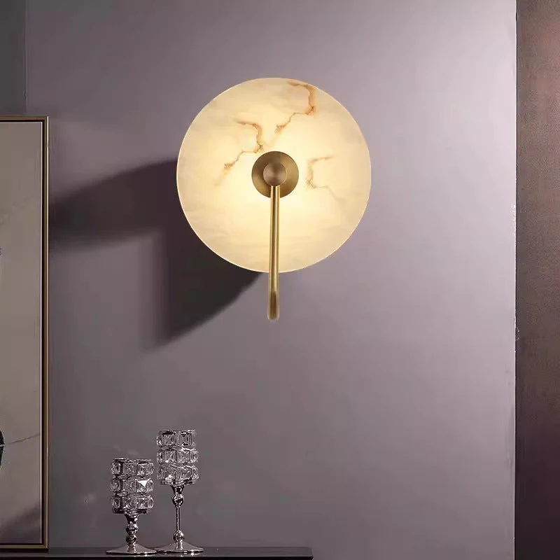 Minimalist Marble LED Wall Lamp - Image 2