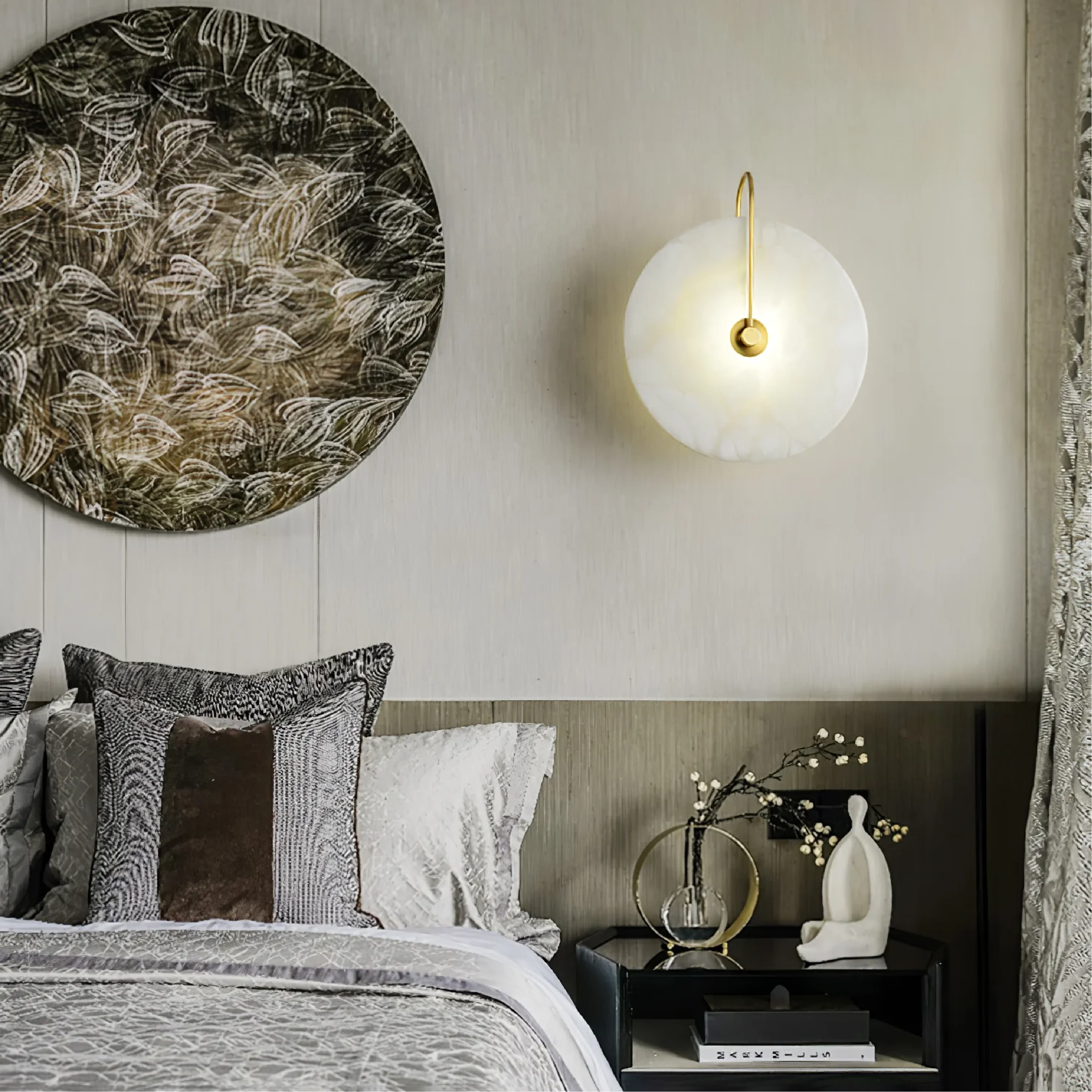 Minimalist Marble LED Wall Lamp - Image 6