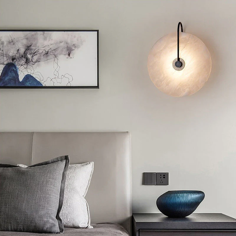 Minimalist Marble LED Wall Lamp - Image 8