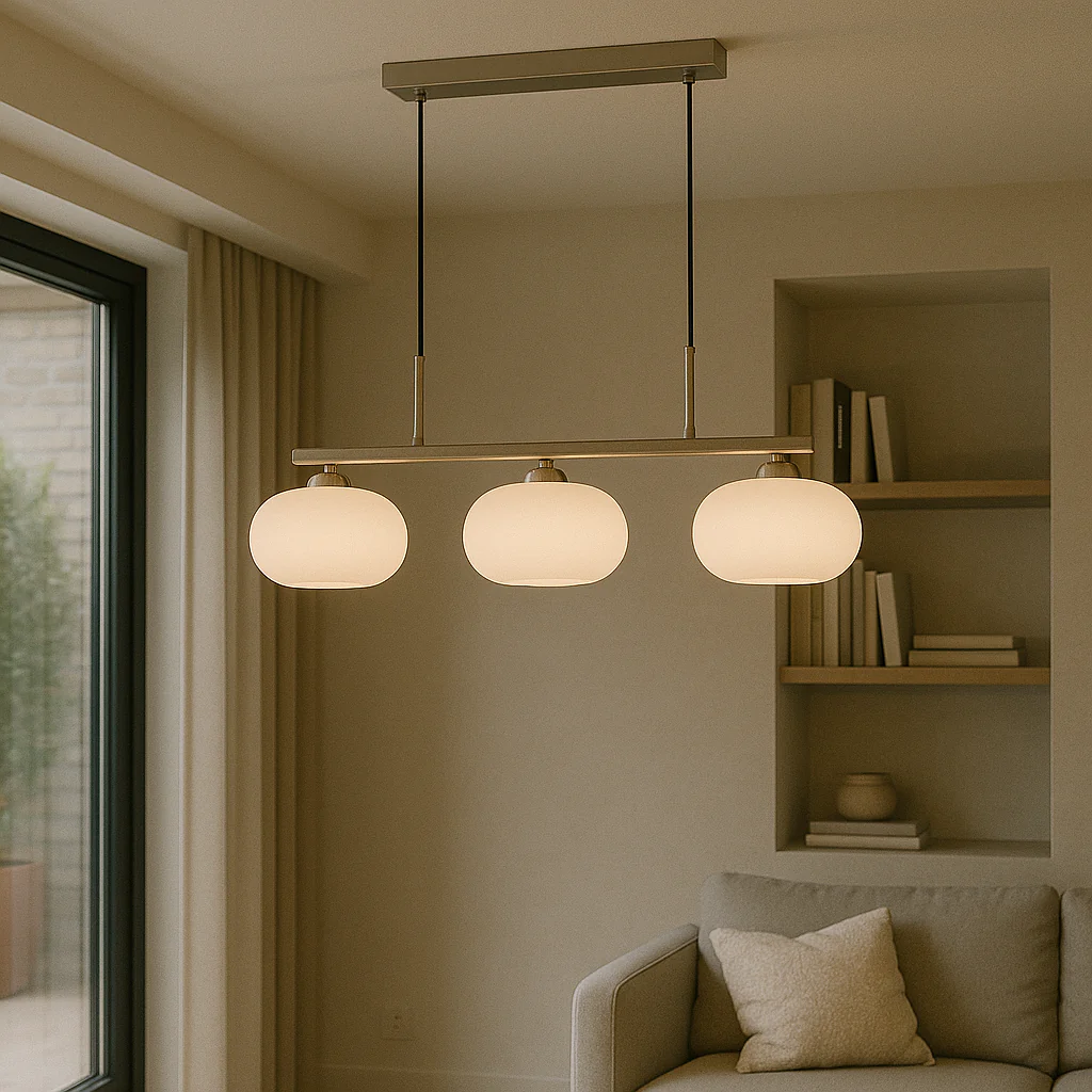 Modern 3-Light Bauhaus Island Pendant - Image 2