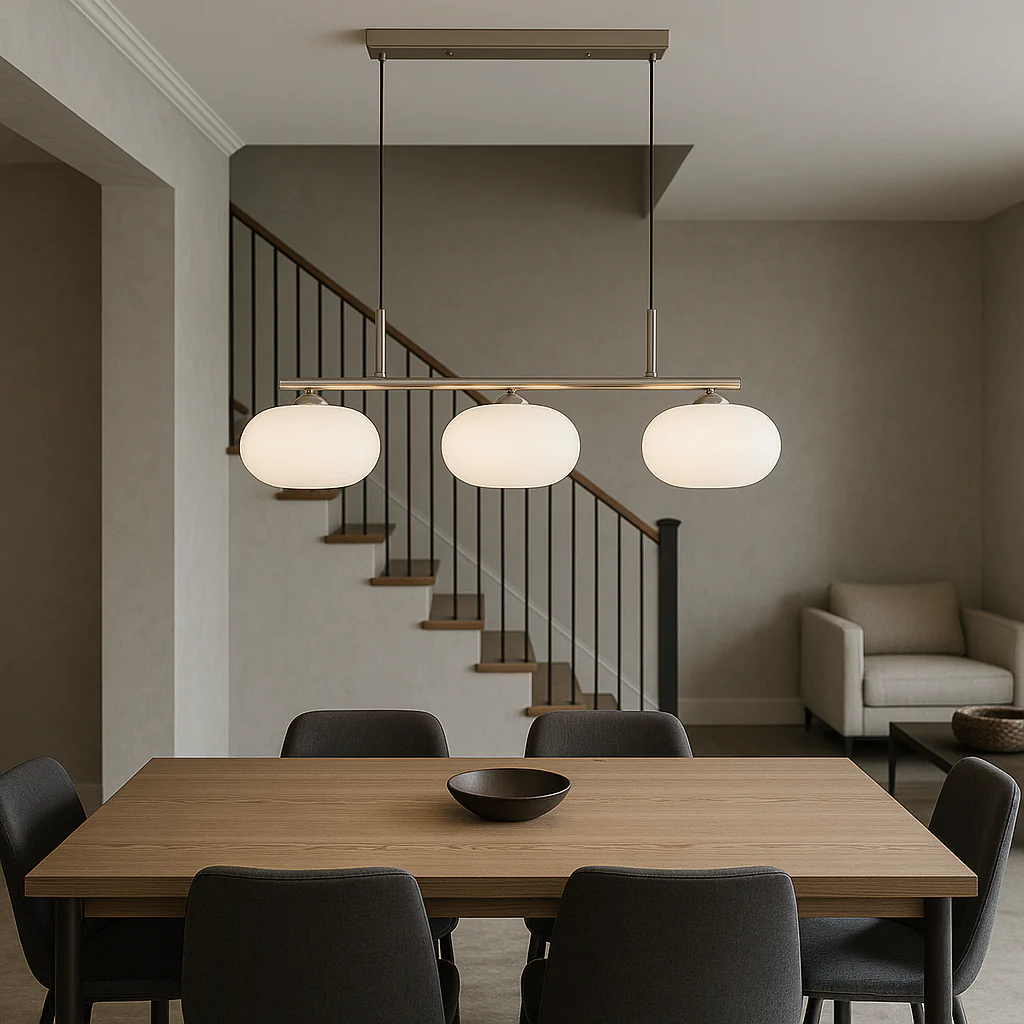 Modern 3-Light Bauhaus Island Pendant - Image 3