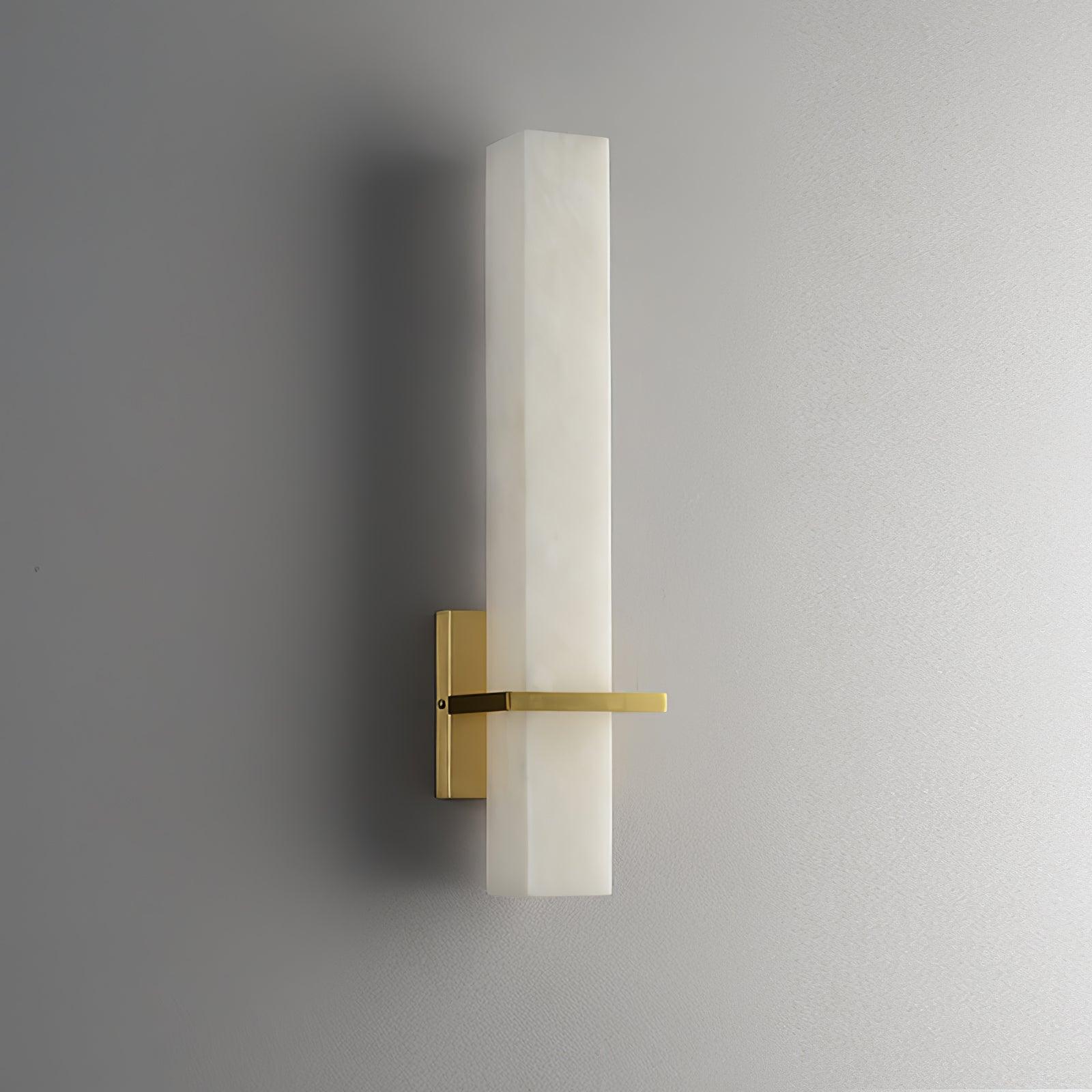 Modern Alabaster Wall Lamp Brass LED Indoor Wall Light Fixture - Image 10