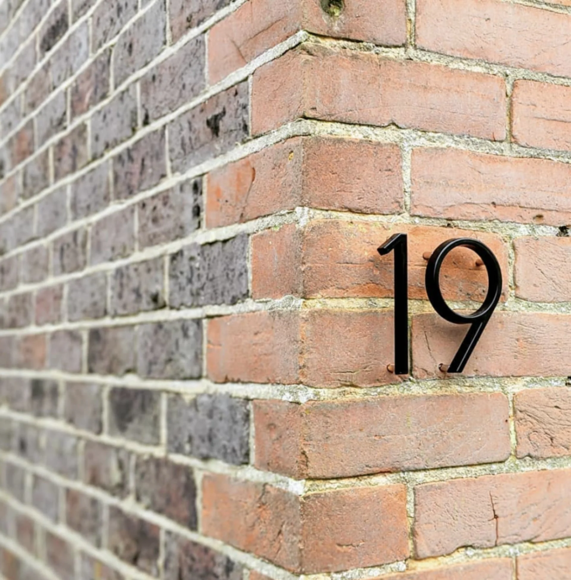 Modern Black House Number Sign For Contemporary Home Exteriors - Image 5