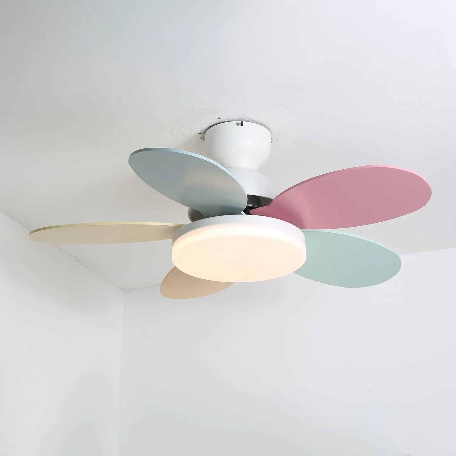 Modern Ceiling Fan LED Light with Multicolour Blades - Image 11