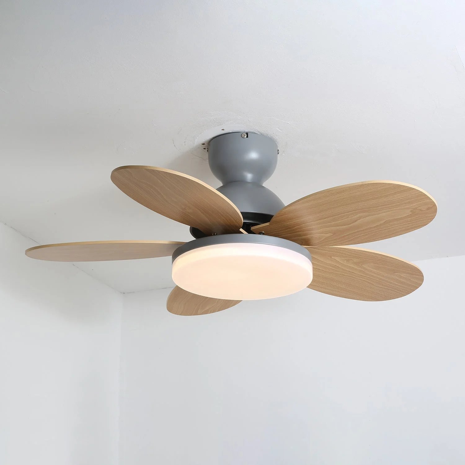 Modern Ceiling Fan LED Light with Multicolour Blades - Image 12