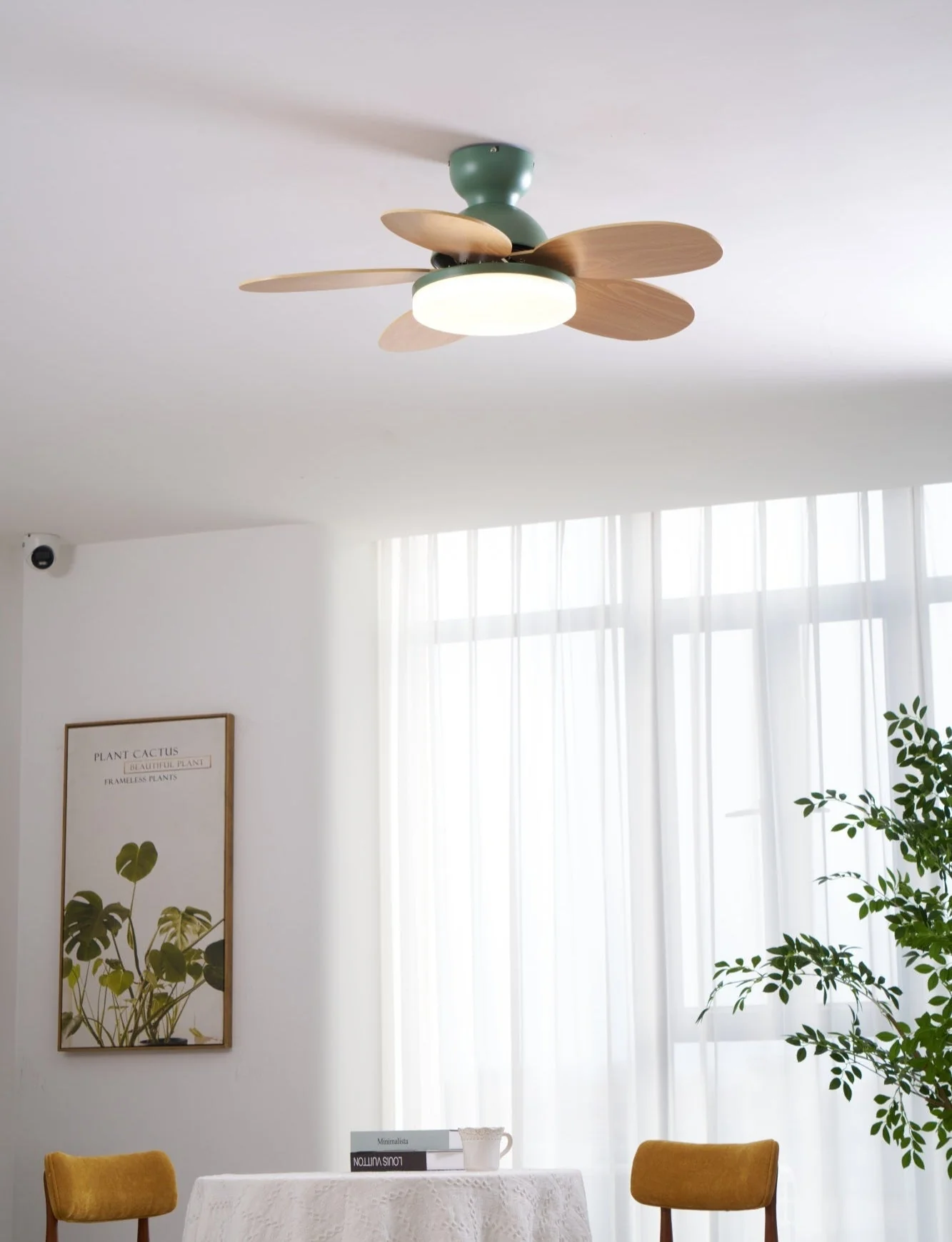 Modern Ceiling Fan LED Light with Multicolour Blades - Image 27