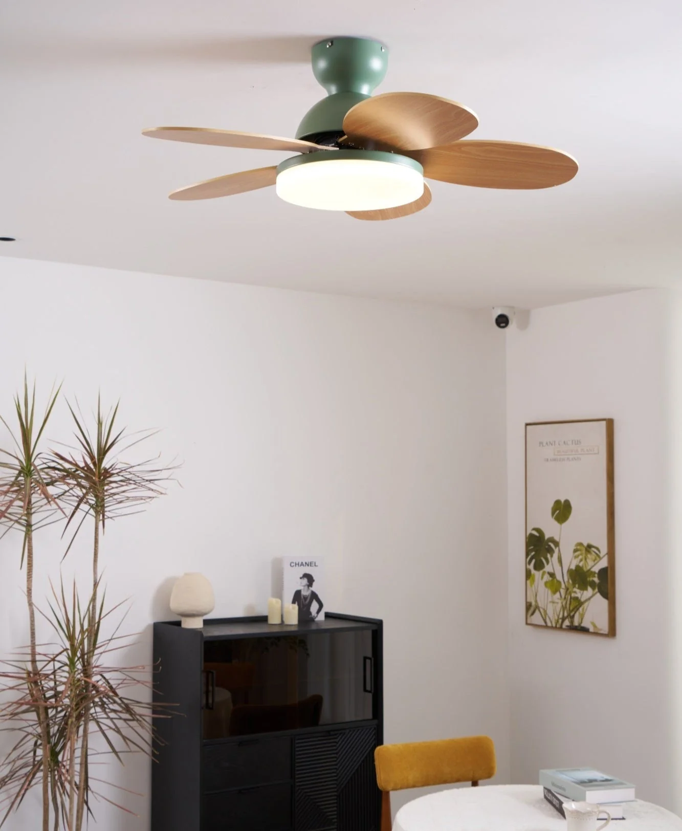 Modern Ceiling Fan LED Light with Multicolour Blades - Image 28