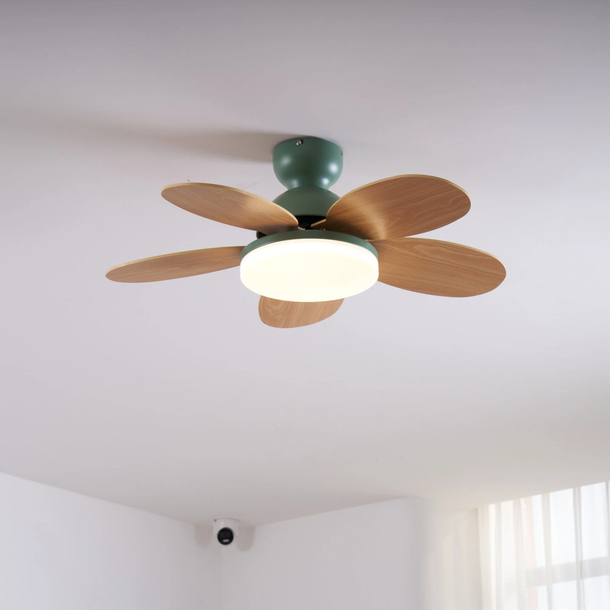 Modern Ceiling Fan LED Light with Multicolour Blades - Image 29