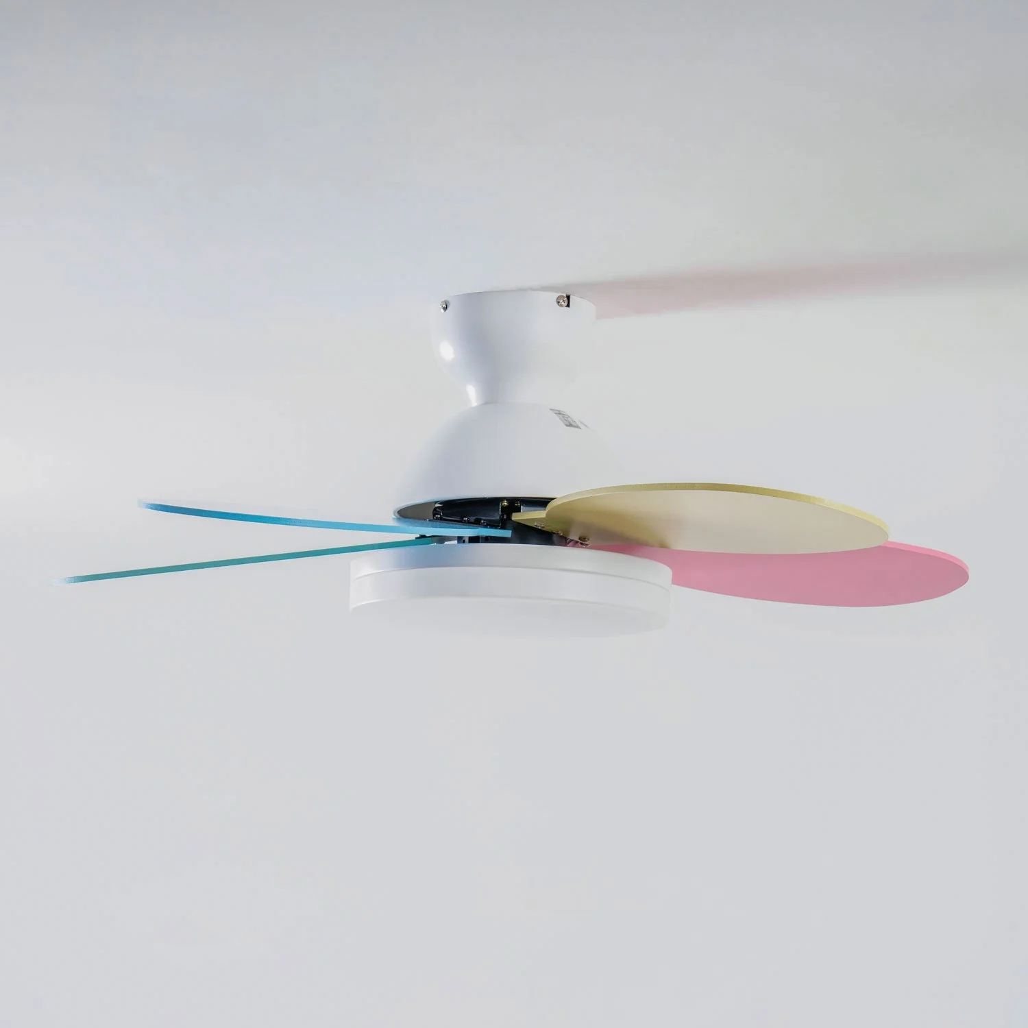 Modern Ceiling Fan LED Light with Multicolour Blades - Image 37
