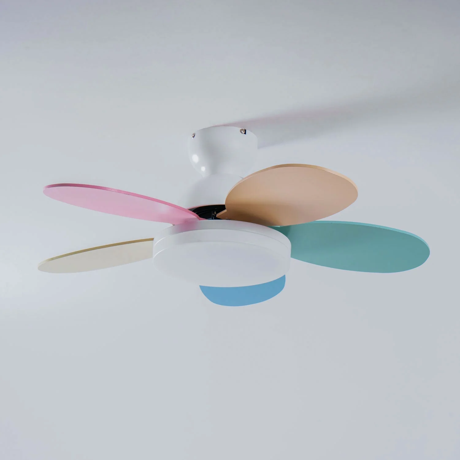 Modern Ceiling Fan LED Light with Multicolour Blades - Image 38