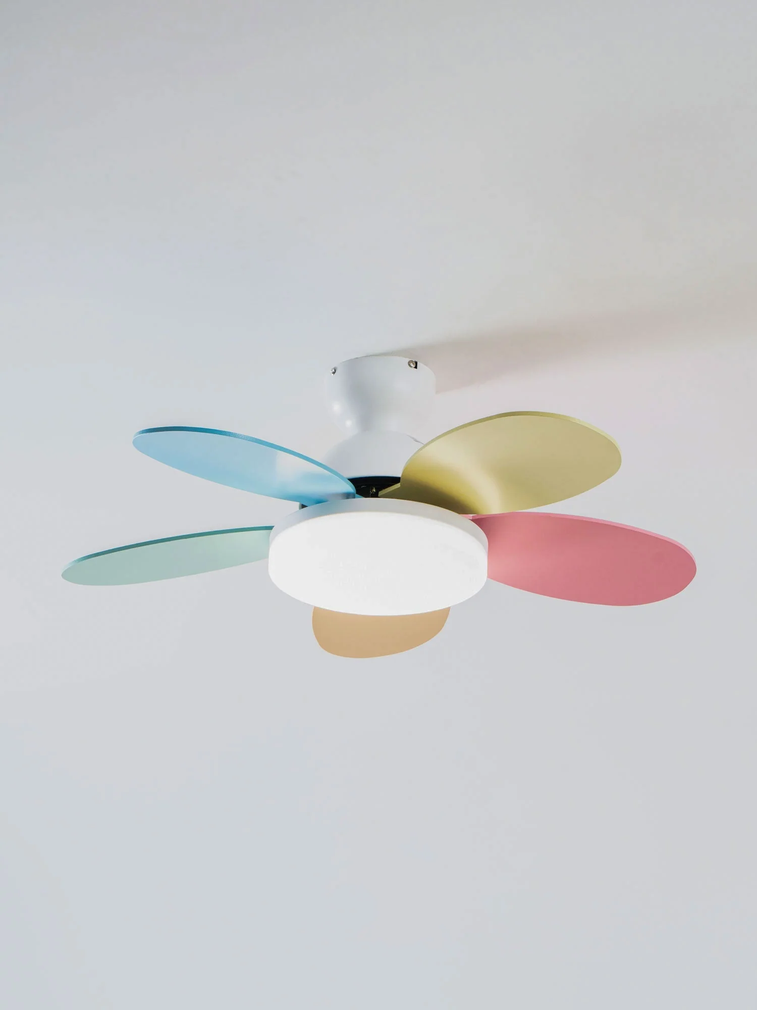 Modern Ceiling Fan LED Light with Multicolour Blades - Image 40