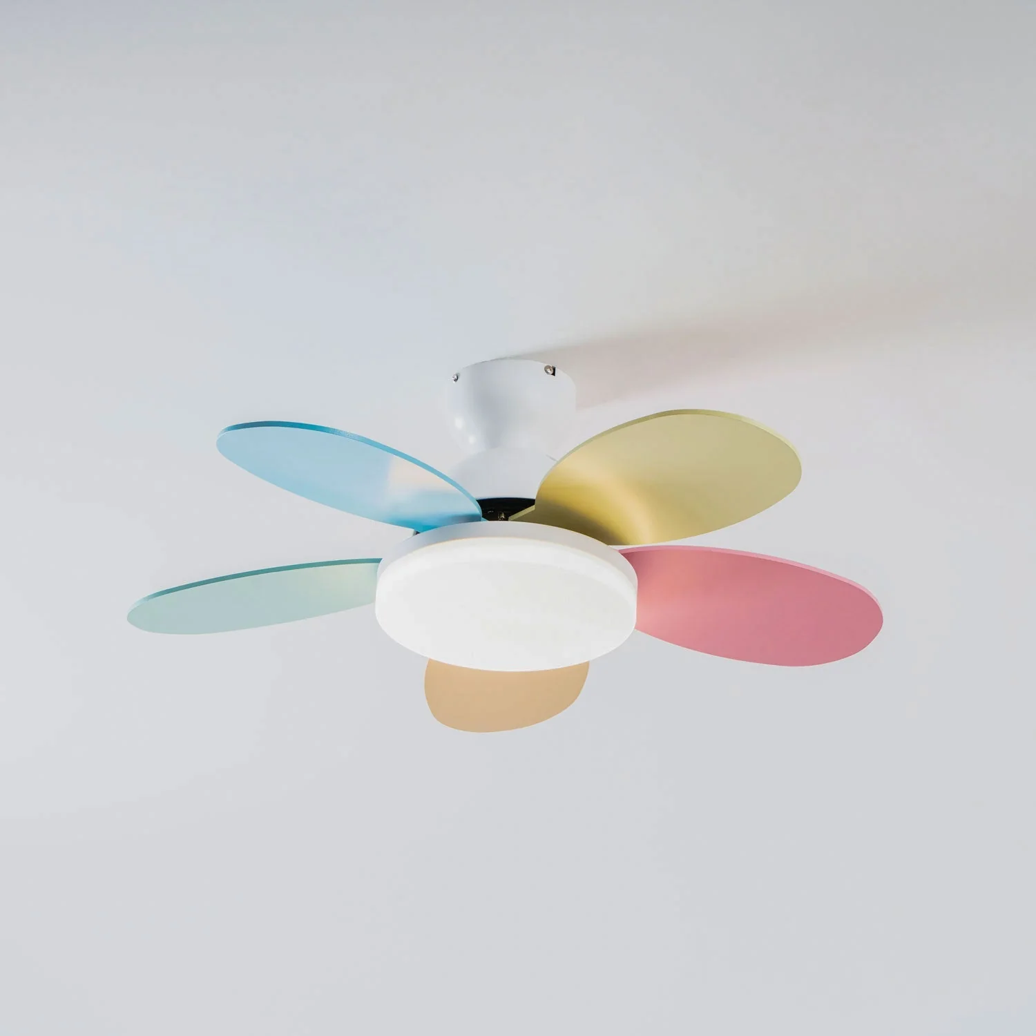 Modern Ceiling Fan LED Light with Multicolour Blades - Image 41