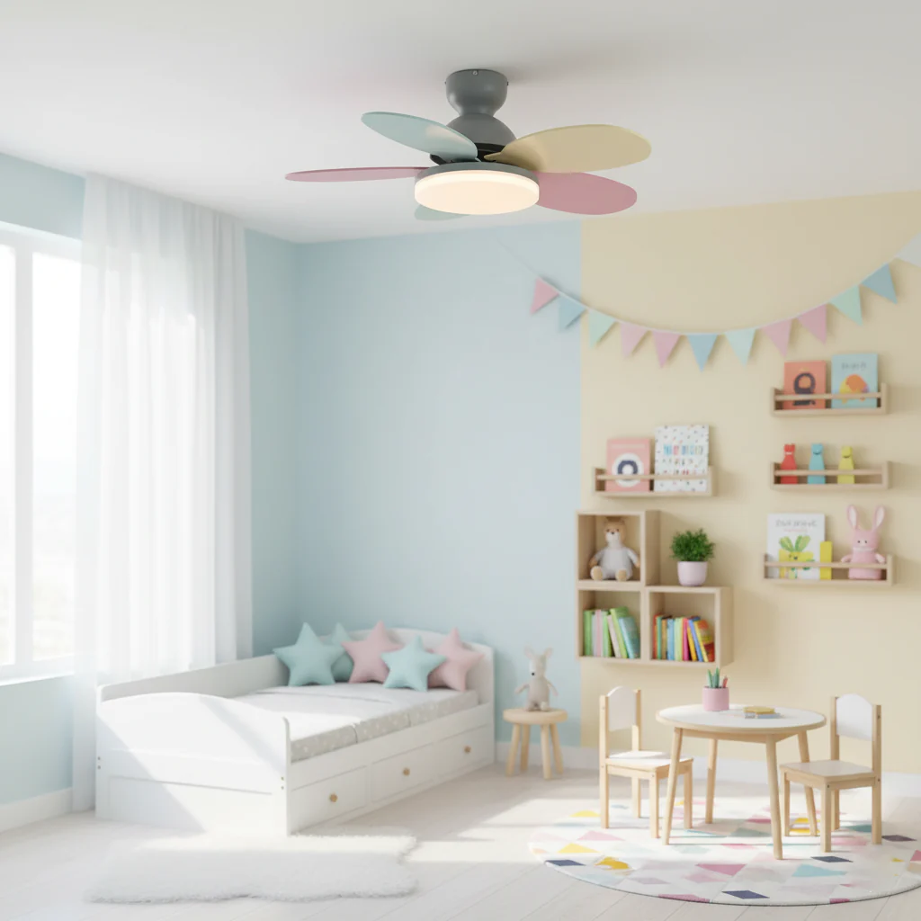 Modern Ceiling Fan LED Light with Multicolour Blades - Image 8