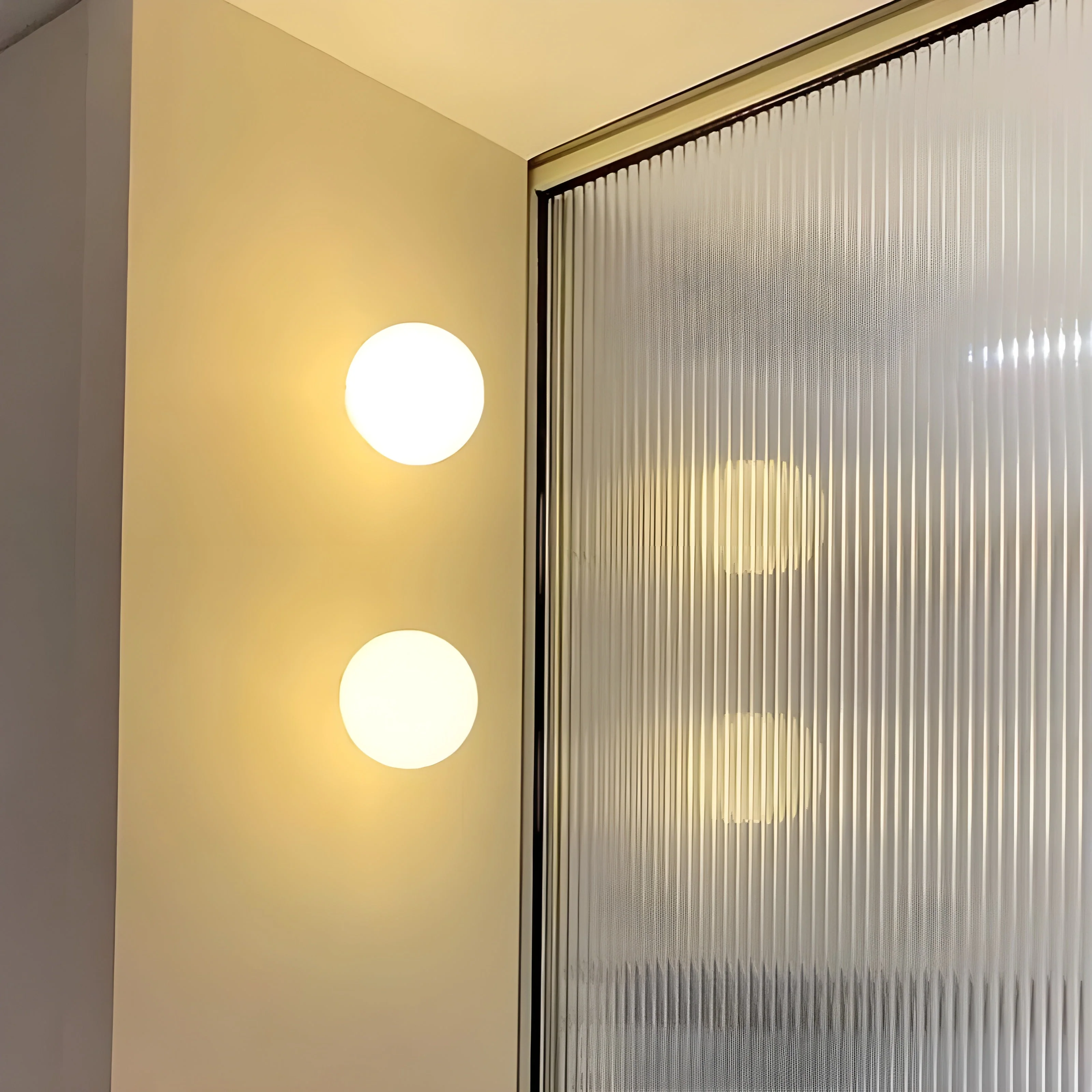 Modern Frosted Glass Wall Lamp - Image 4