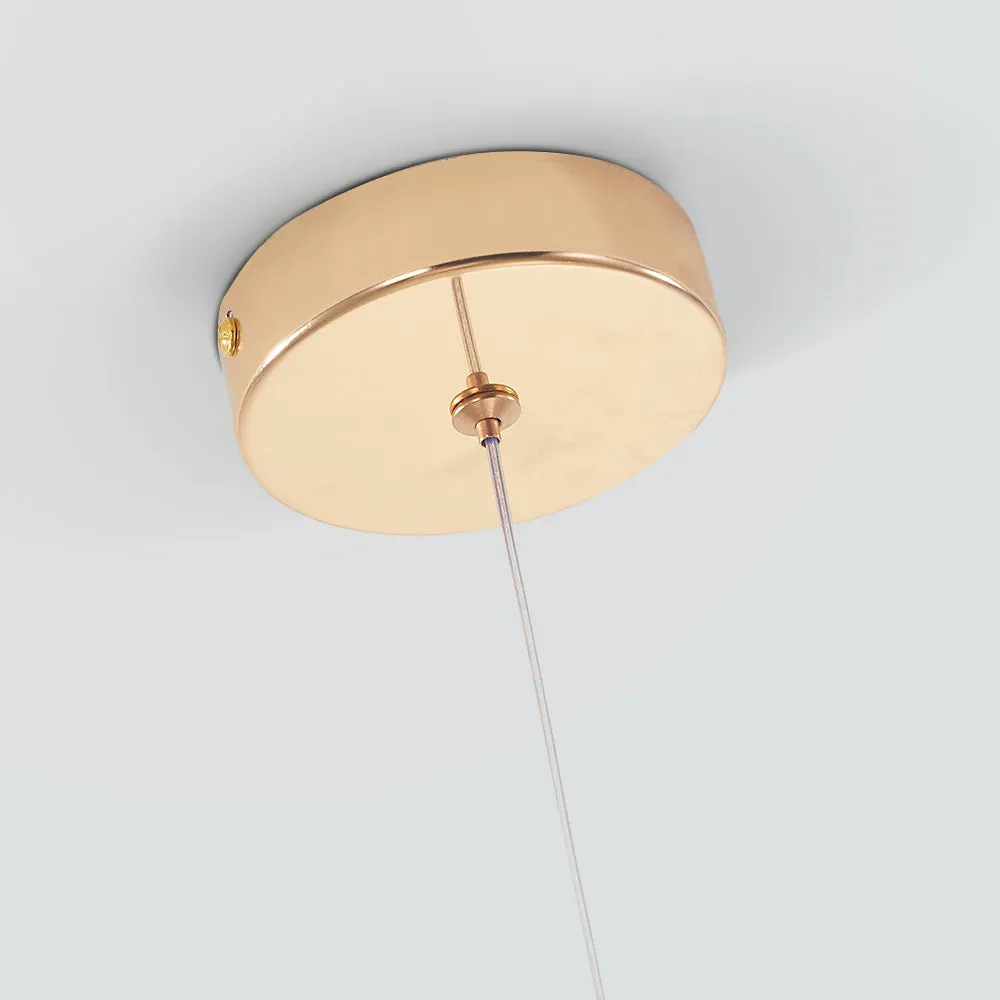 Modern Gold Teardrop Pendant Light Minimalist Hanging Fixture - Image 12