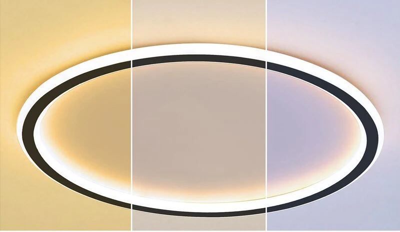 Modern LED Flush Mount Ceiling Light Round Slim Indoor Lamp - Image 14